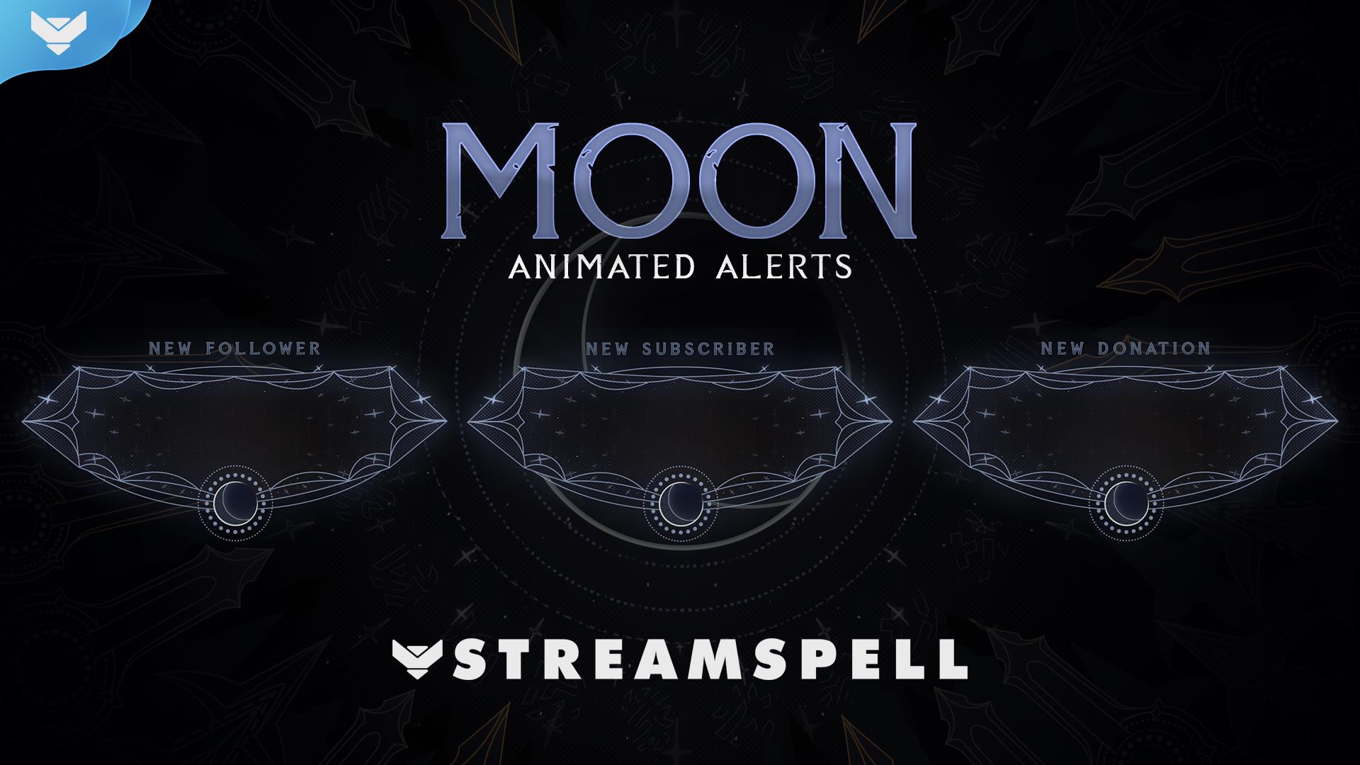 Sun and Moon Animated Stream Widgets: Twitch, Youtube, Facebook - Etsy