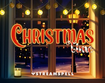 Christmas Stream Paket - Animierte Feiertags Overlays, Alarme und Widgets