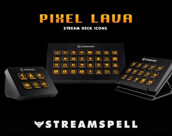 Pixel Lava Stream Deck Icons
