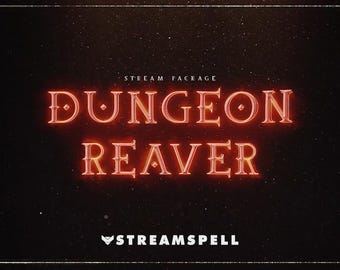 Dark Fantasy Stream Overlay Package: RPG Twitch, YouTube, Facebook