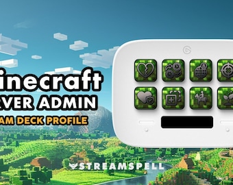 Profil de deck de stream d'administrateur Minecraft