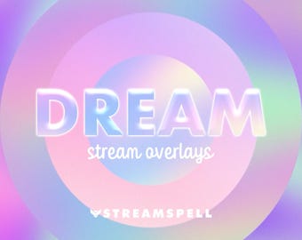 Pack de superpositions Twitch pastel – alertes animées, Stinger et webcam