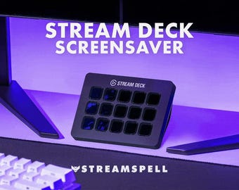 Écran de veille Lunar Silver Stream Deck