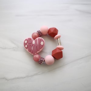 Be Kind Pink Heart Stanley Cup Tumbler Charms - Tumbler Charm for Stanleys, Brumates, Hydroflasks - Cute Drink Accessories for Little Girls
