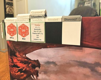 TTRPG Compostion Tracker Bundle - Gesundheits- und Initiativitäts- und Zustands-Indikatoren Starter Paket