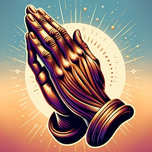 Mani in preghiera stampabili - Arte murale spirituale, download digitale della fede, poster religioso, decorazione per la sala di preghiera, regalo cristiano