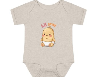 Cute Infant Baby Bodysuit - "Lil Stud" Design, Infant Clothing, Baby Shower Gift, Toddler Outfit, Newborn Apparel
