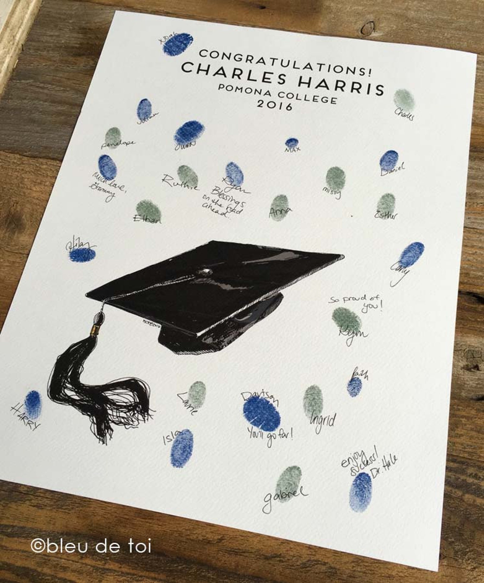 Graduation Guest Book Ideas Custom Congratulations Etsy