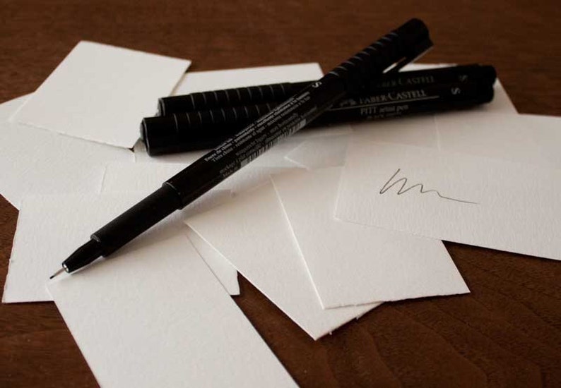 Black Fine Tip Drawing Pen for Signing Guest Books Only Etsy