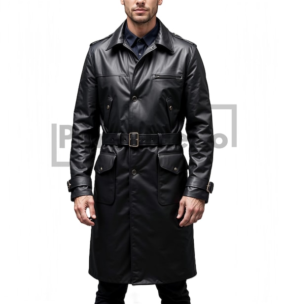 Biker Lederjacke Leather Jacket Herren Winter Ledermantel Men's