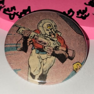 Comic Book 1.5" Button