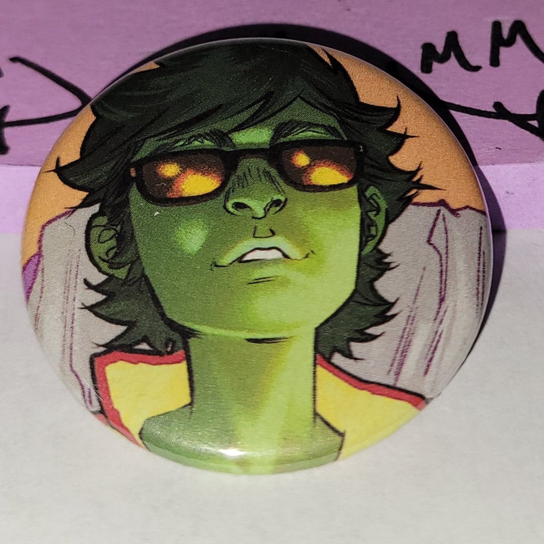 Pinterest Bdbuttonboy Comic Book 1.5 Button// Beast Boy - Etsy