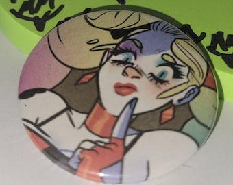 Comic Book 1.5&quot; Button