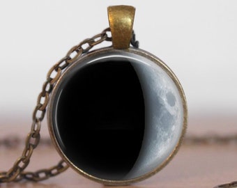 Waxing Cresent Moon Pendant  (Fuller)
