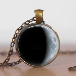 Waxing Cresent Moon Pendant  (Fuller)