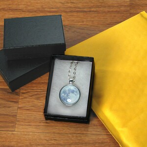 Neptune Necklace, Neptune Pendant, Neptune Jewelry, Neptune Charm, Space Necklace, Space Pendant, Space Jewelry, Space Charm image 7