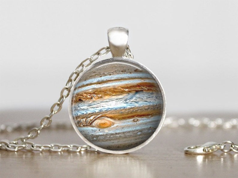 Jupiter Necklace Jupiter Pendant Jupiter Jewelry Jupiter Etsy