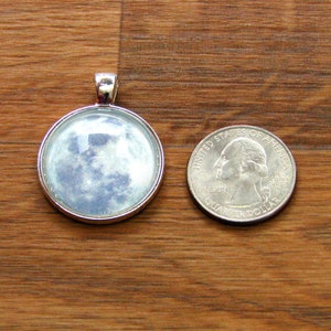 Neptune Necklace, Neptune Pendant, Neptune Jewelry, Neptune Charm, Space Necklace, Space Pendant, Space Jewelry, Space Charm image 5