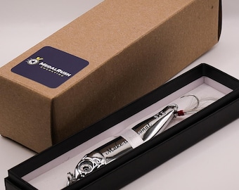Fishing Gift with Engraving – Personalized Lure for Fishermen – Custom Keepsake Fishing Tackle with Box - Custom Engraved Metal Lure
