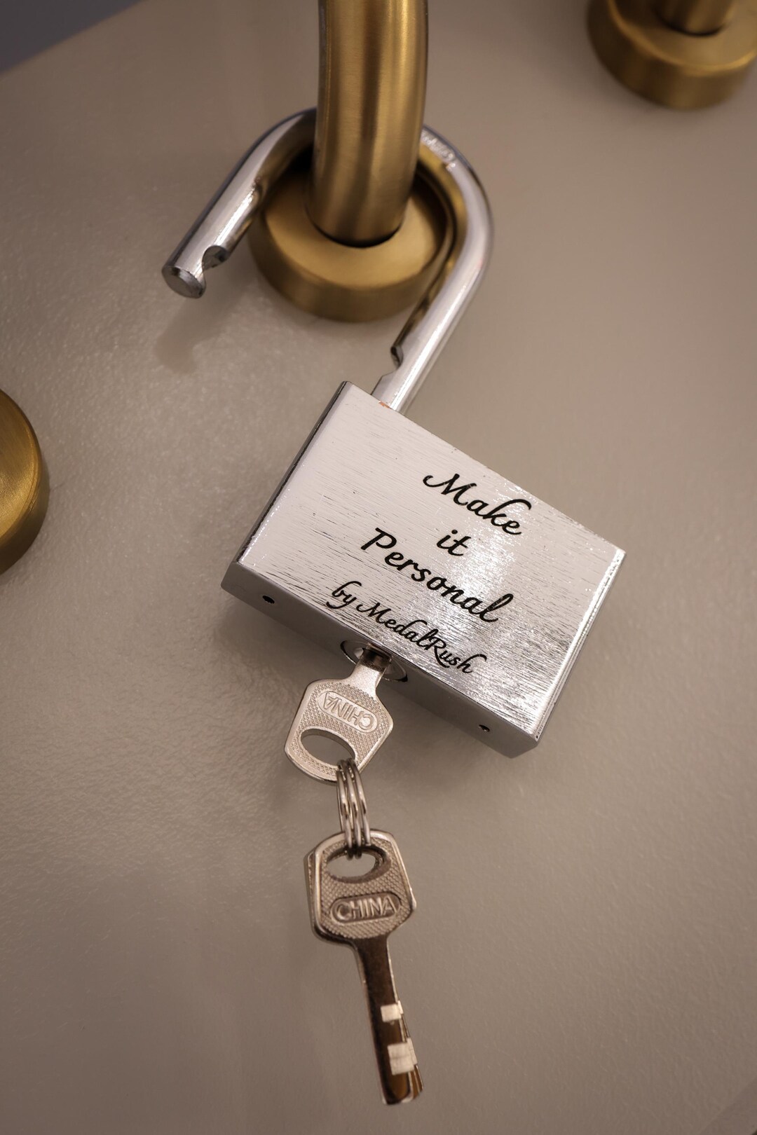 Personalized Padlock With Keys – Custom Family Keepsake, Meaningful ...