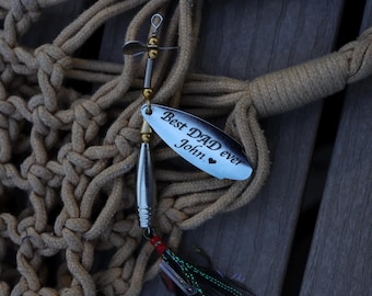 Custom Engraved Fishing Lure – Personalized Keepsake Gift for Him