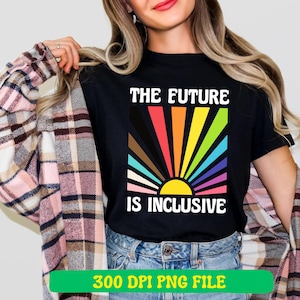 Il futuro è inclusivo Png, LGBTQpng, Mese dell'orgoglio png, Rainbow Pride png, Progress Pride, Giustizia sociale, Diritti transgender png, Sii gentile png