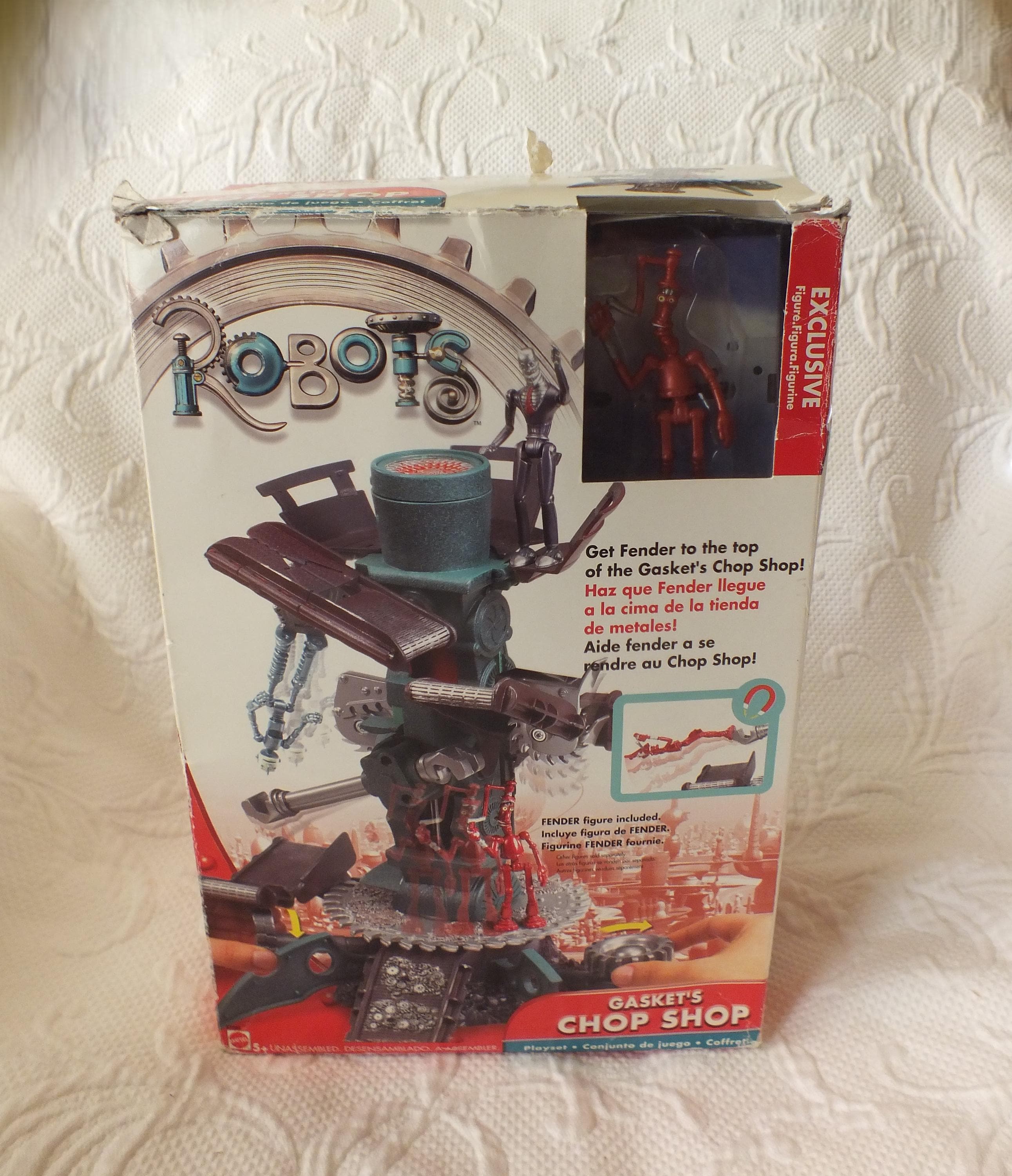 Robots Gasket's Chop Shop Playset in Box Mattel 20th Century Fox