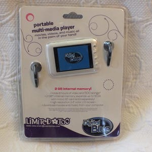 Reproductor multimedia portátil en color blanco