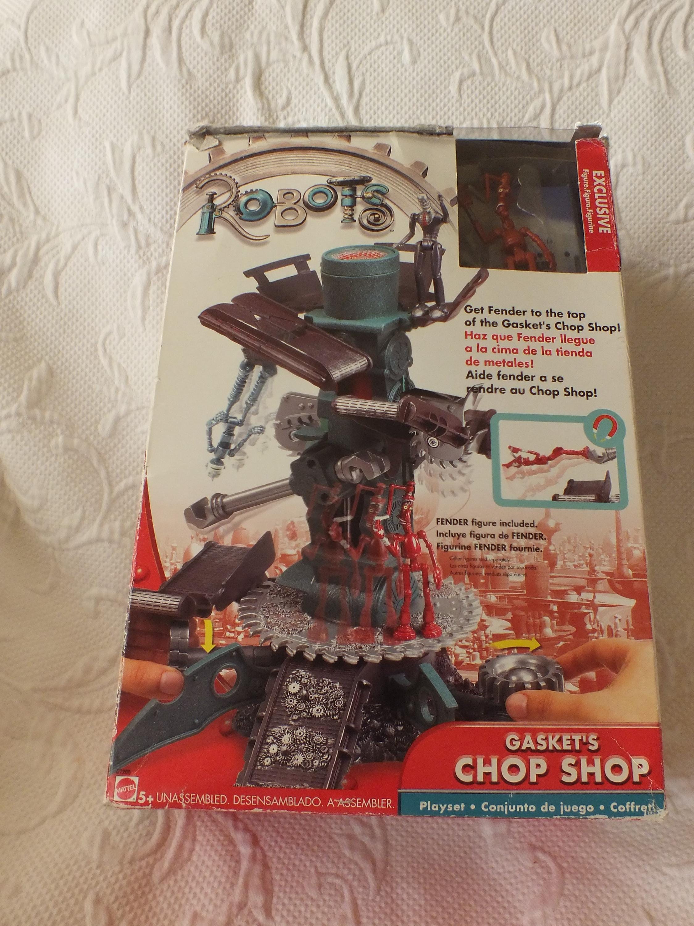 Robots Gasket's Chop Shop Playset in Box Mattel 20th Century Fox
