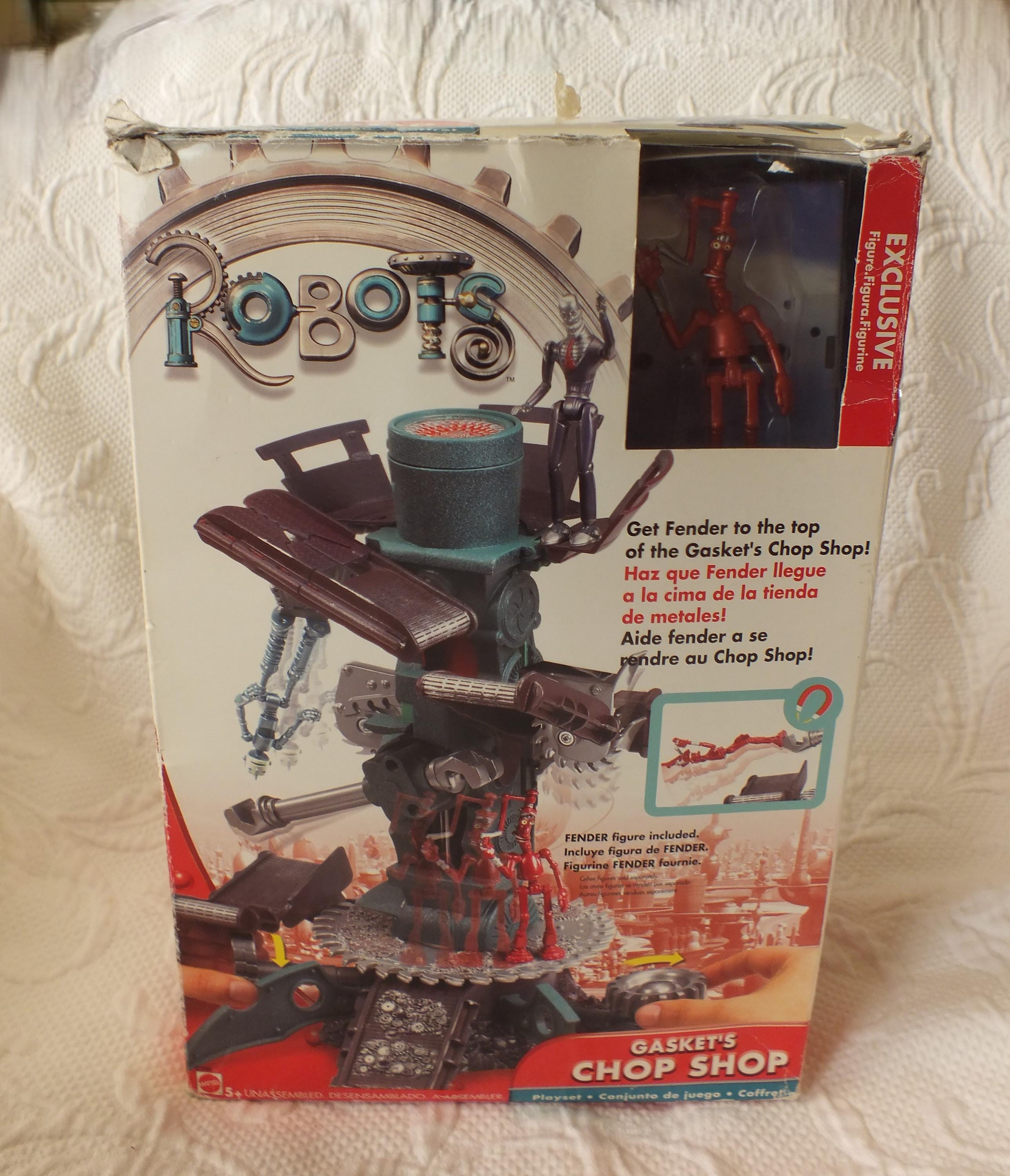 Robots Gasket's Chop Shop Playset in Box Mattel 20th Century Fox
