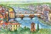 Florence Panorama  Italy art print from an original watercolor painting 