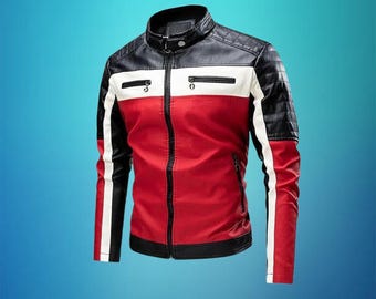 Custom Genuine Leather Biker Jacket: Handmade Personalized Coat