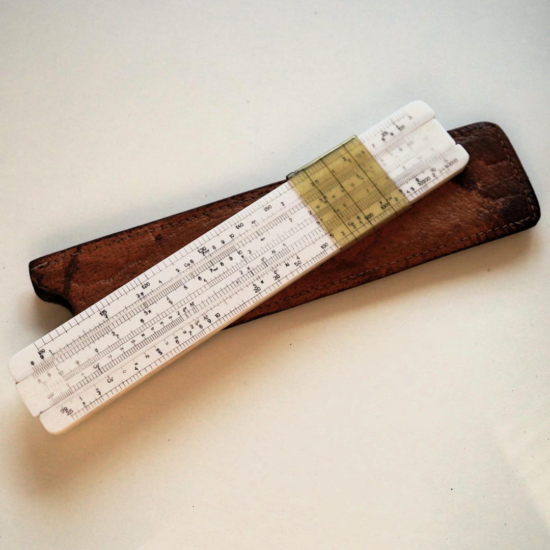 Vintage Slide Rule Logarex From Czechoslovakia, Small Rare Collectible ...