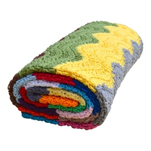 Crochet pattern : ripple blanket