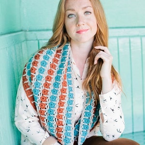 Crochet pattern : stars cowl and scarf