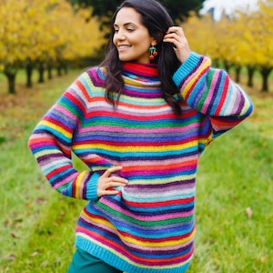 Crochet pattern : True Colours Sweater