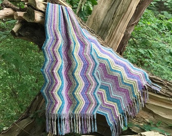 ZigZag Shawl Wrap Crochet Pattern