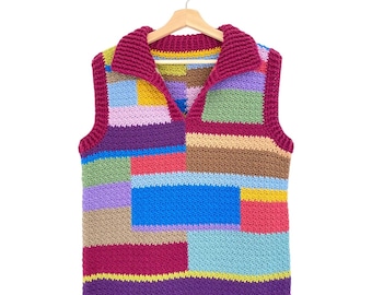 Crochet pattern : Bloom Slipover