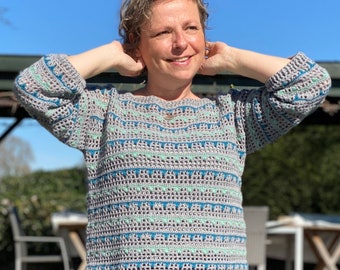 Crochet pattern : Motitas Sweater / Top
