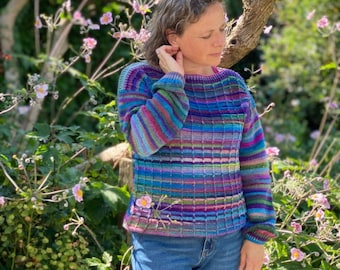 Crochet pattern : Blocky Sweater