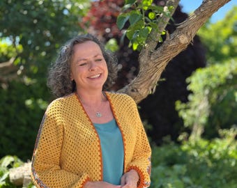 Crochet pattern : Oh So Granny Cardigan