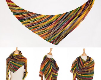 Flamme Shawl Crochet pattern