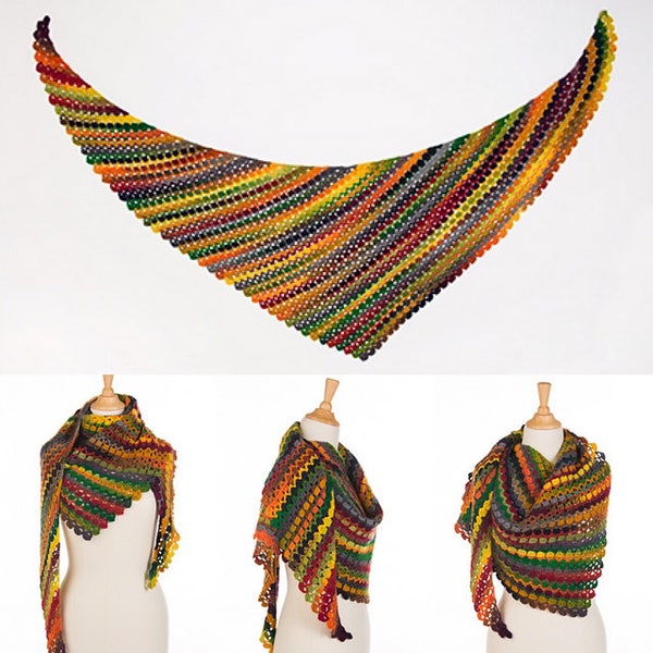 Flamme Shawl haakpatroon