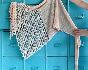 Crochet pattern : Kokon Lace Shawl