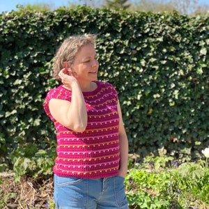 Crochet pattern : Motitas Sweater / Top