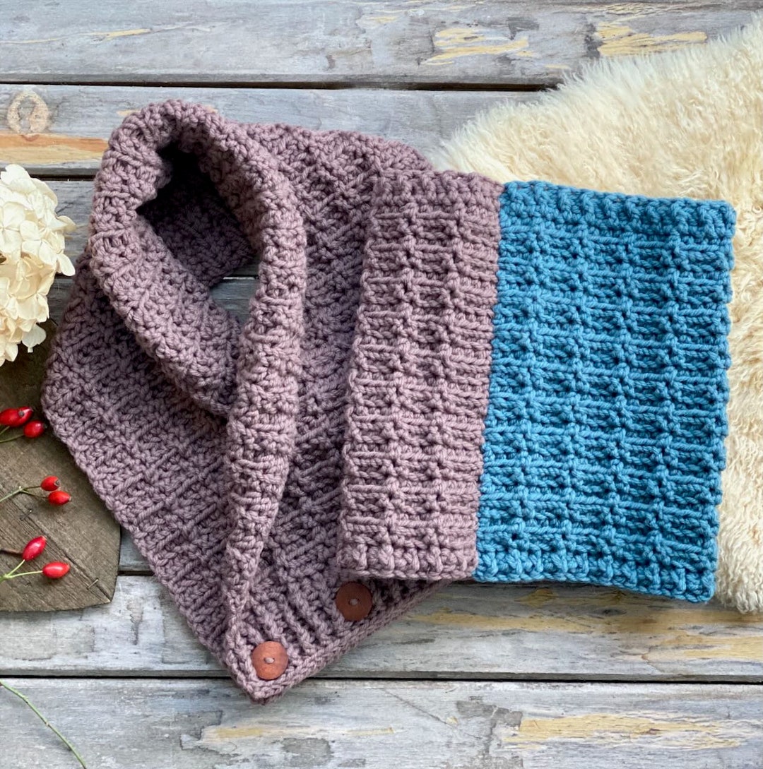 Crochet Pattern : Toasty Cowl - Etsy