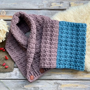 Crochet pattern : Toasty Cowl