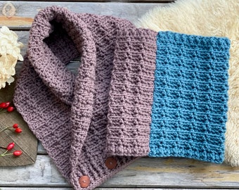 Crochet pattern : Toasty Cowl