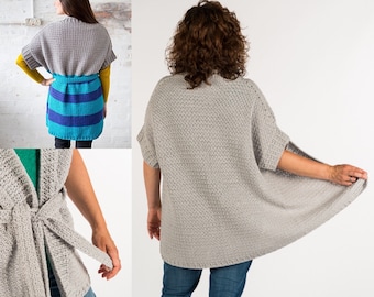 Schema all'uncinetto: Cardigan Cremosa