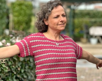 Crochet pattern : Amira Tee